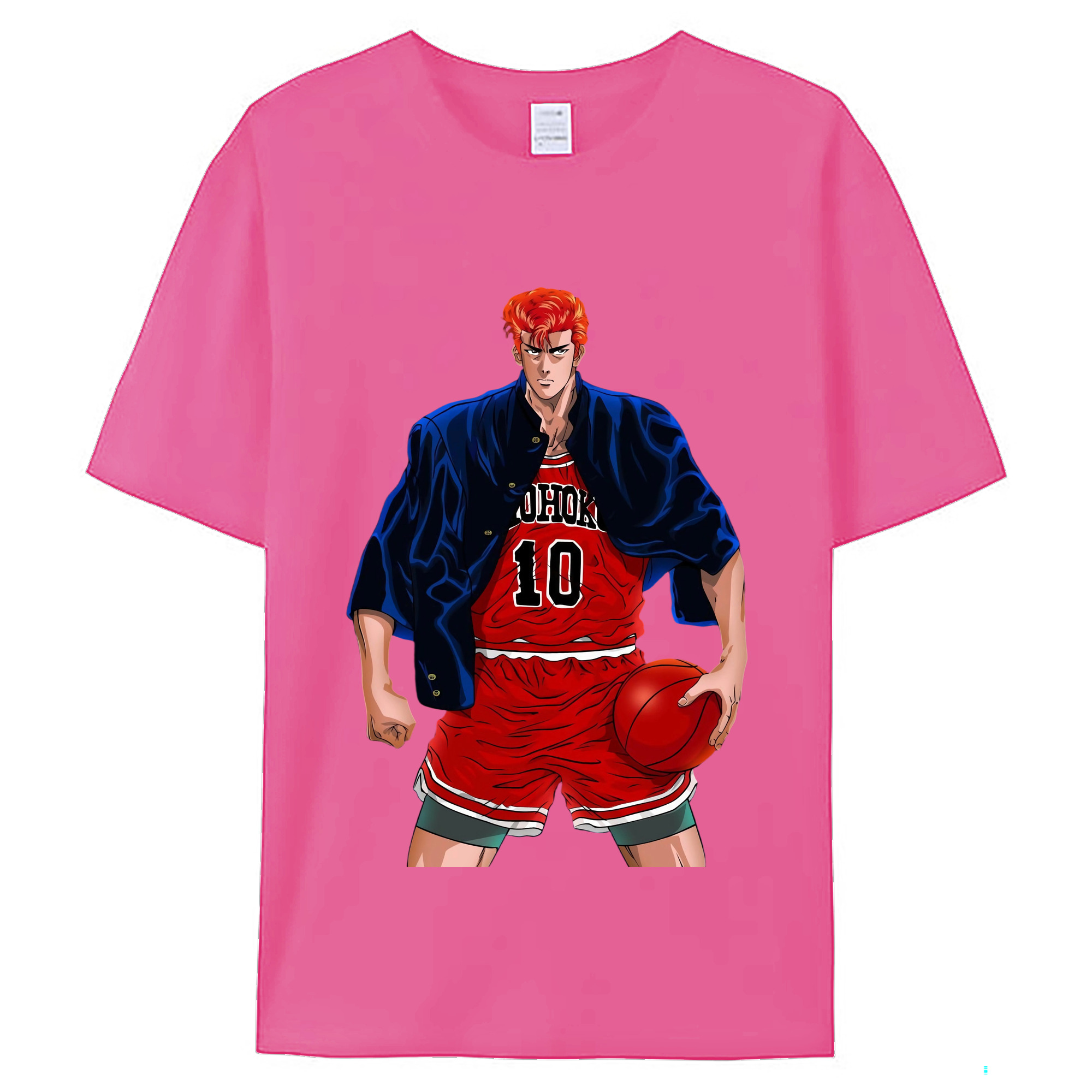 （画像用） SLAM DUNK／スラムダンク レディースカジュアルプリントTシャツ（綿100％）